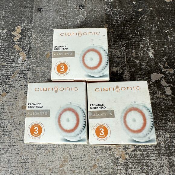 3 Pack Clarisonic RADIANCE Brush Heads for use with ALL Clarisonic - Picture 1 of 3